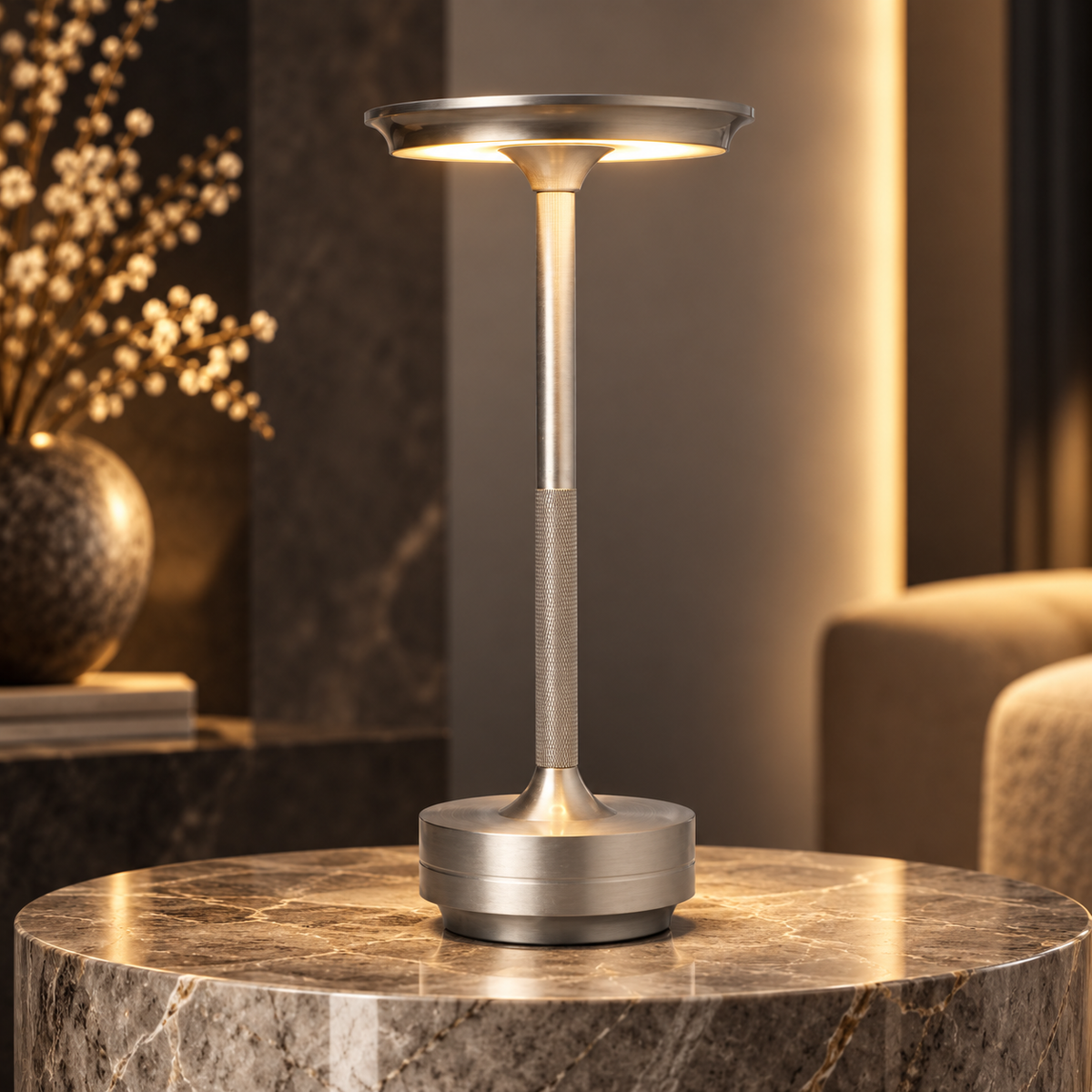 Touch Dimmable Bedside Lamp – Modern Nightstand Table Lamp