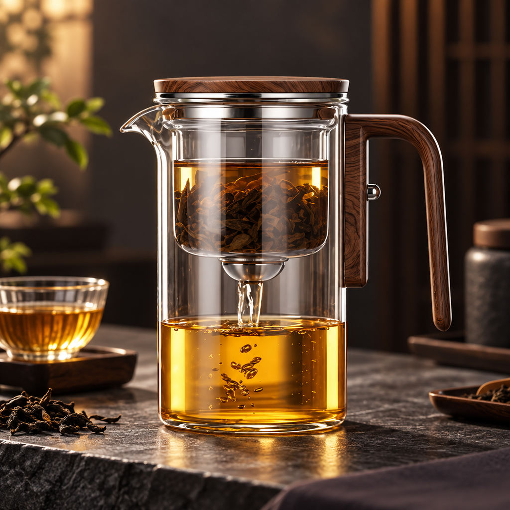 Hot & Cold Tea Maker with Infuser – Borosilicate Pitcher