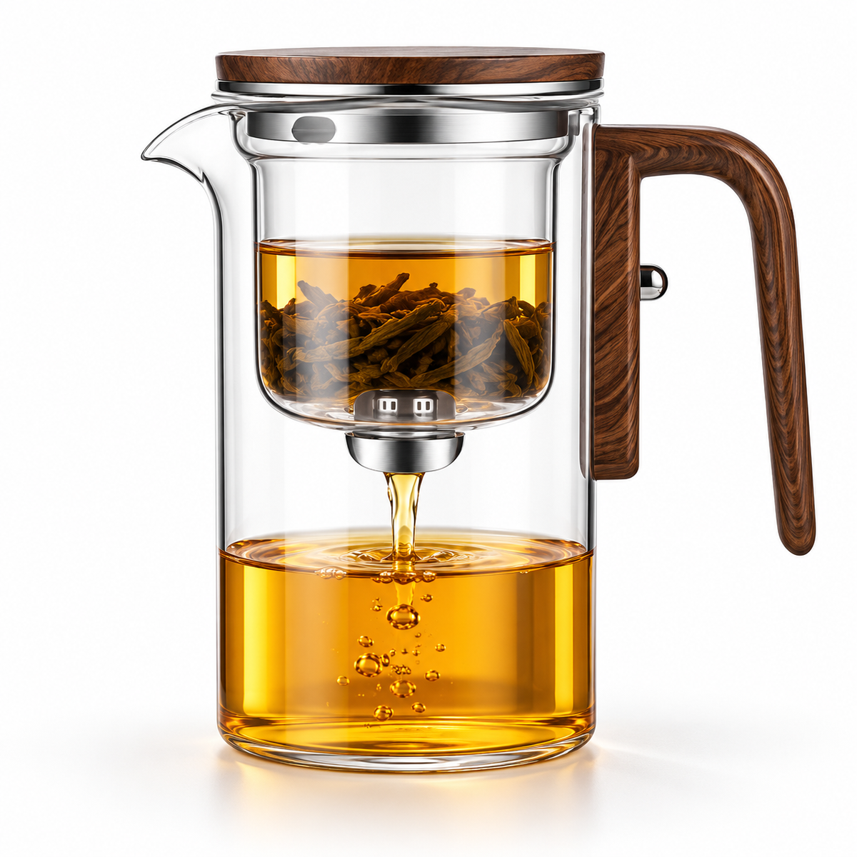 Hot & Cold Tea Maker with Infuser – Borosilicate Pitcher