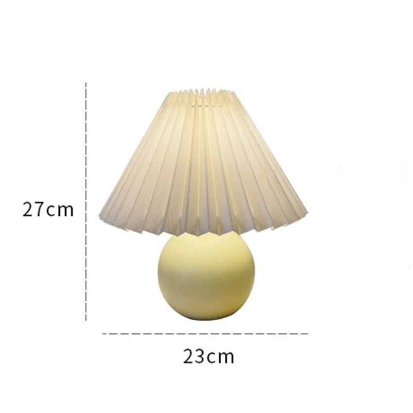 Two-Tone Ceramic Table Lamp – Modern Accent Lamp for Bedroom & Living Room