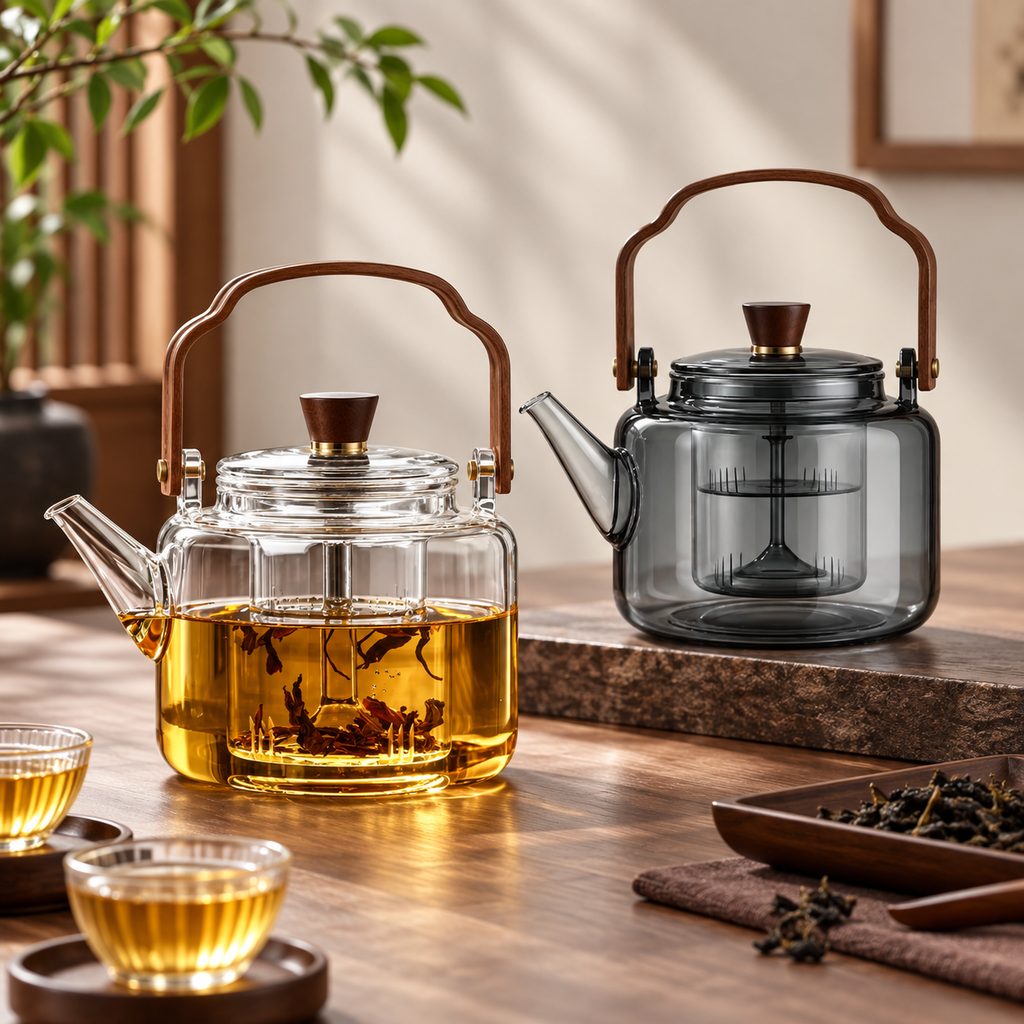 Glass Teapot with Infuser – Borosilicate Loose Leaf Tea Pot