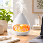 Himalayan Salt Lamp Diffuser – Aromatherapy Humidifier