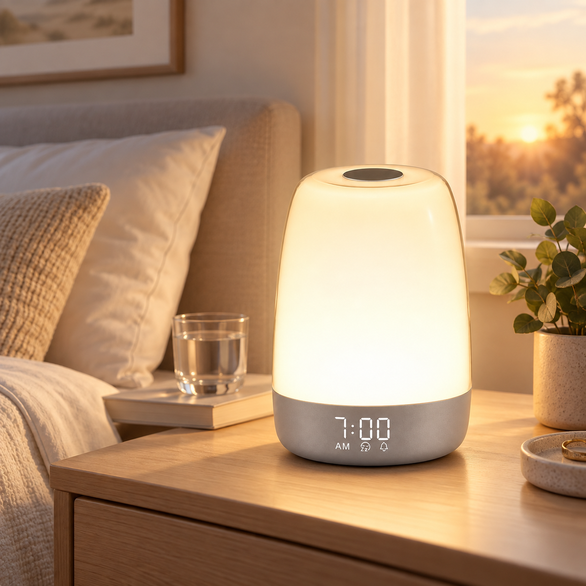 Sunrise Alarm Clock – Wake-Up Light with Nature Sounds