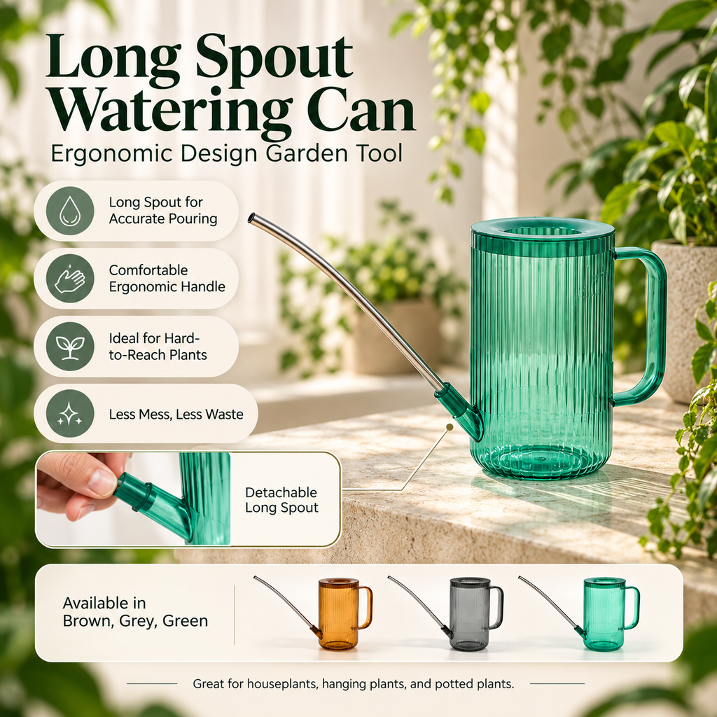 Indoor Watering Can – Long Spout Houseplant Watering Can