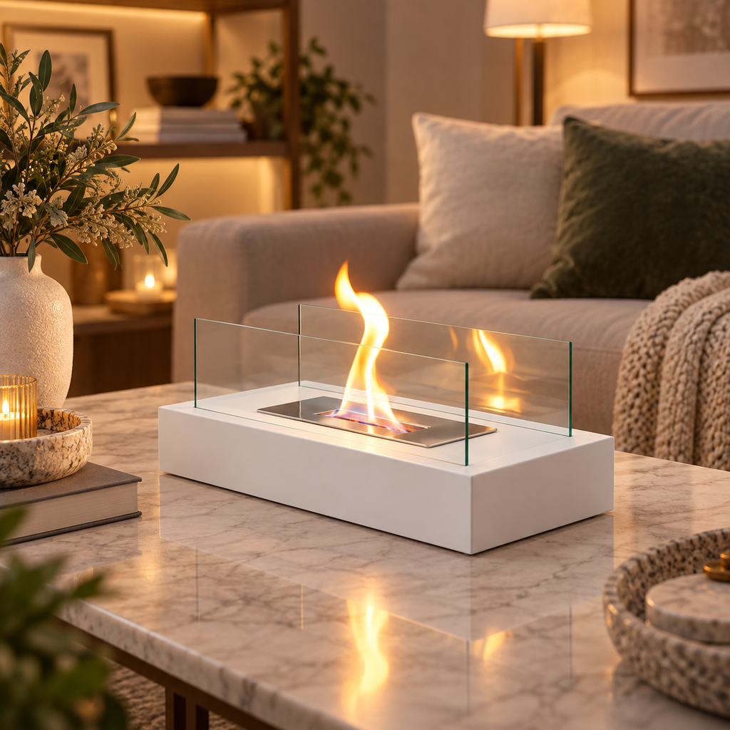 Tabletop Fireplace – Modern Indoor Outdoor Fire Bowl