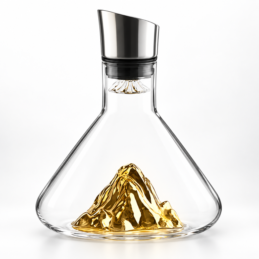 Mountain Wine Decanter – Waterfall Glass Wine Aerator