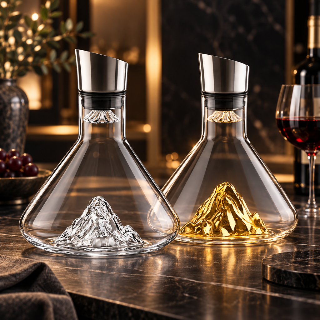 Mountain Wine Decanter – Waterfall Glass Wine Aerator