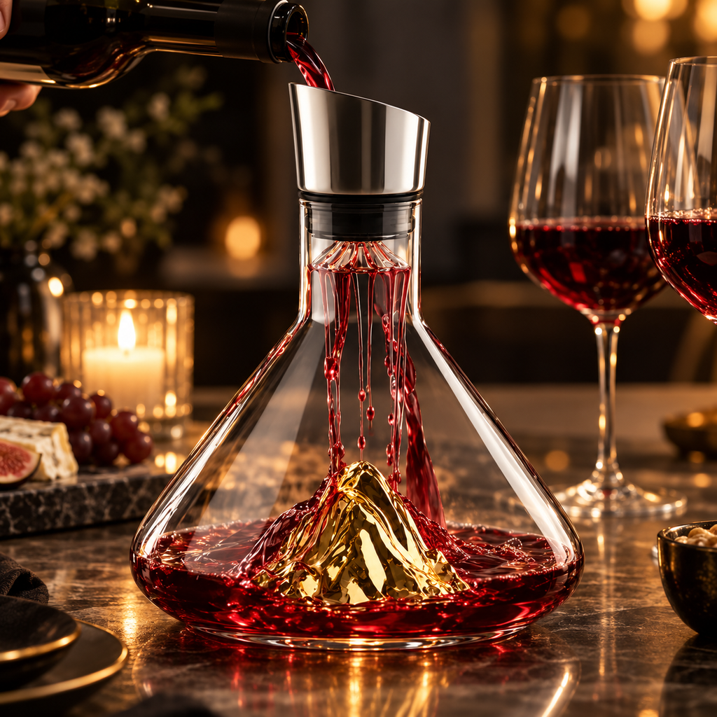 Mountain Wine Decanter – Waterfall Glass Wine Aerator