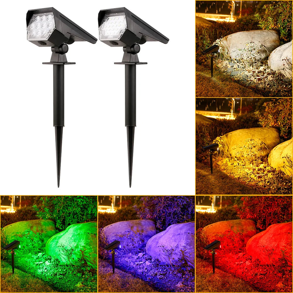 Solar Landscape Spotlight – Adjustable Outdoor Garden Light