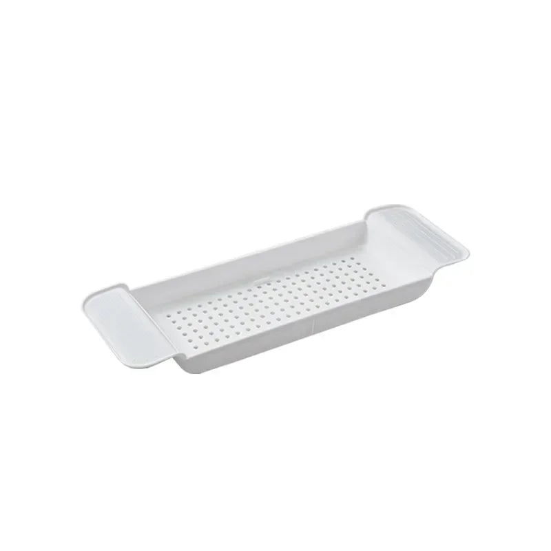 Bamboo Bathtub Tray – Extendable Bath Caddy for Books, Candles & Drinks