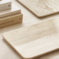 Travertine Catchall Tray – Natural Stone Tray for Entryway & Vanity
