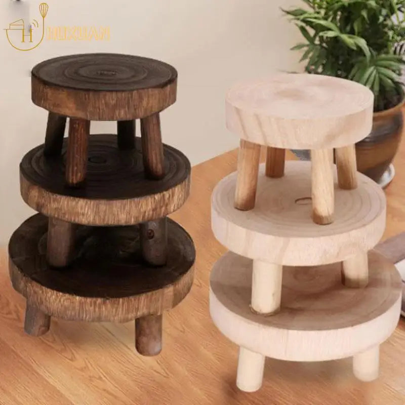 Wooden Plant Stand – Indoor Plant Holder for Pots, 3 Sizes