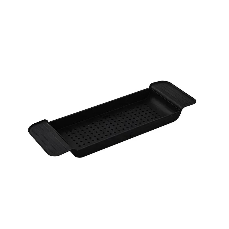 Bamboo Bathtub Tray – Extendable Bath Caddy for Books, Candles & Drinks