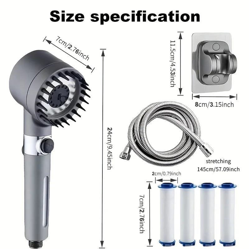 Filtered Handheld Shower Head – detail view 2