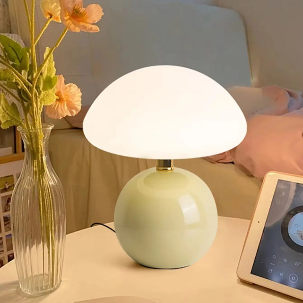 Mini Mushroom Accent Lamp – Small Colorful Table Lamp for Shelf & Desk