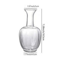 Clear Glass Bud Vase – Slim Stem Vase for Single Branches