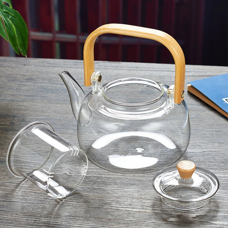 Glass Teapot with Infuser – Borosilicate Loose Leaf Tea Pot