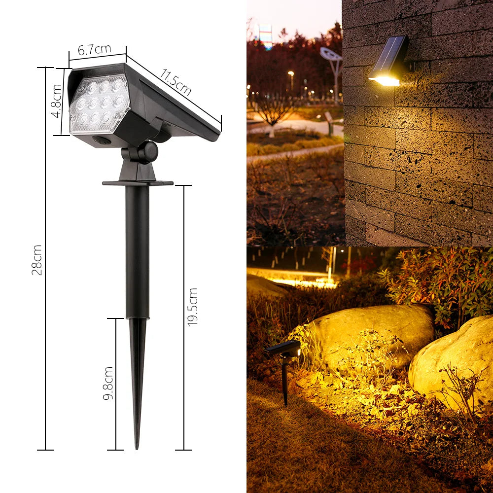 Solar Landscape Spotlight – Adjustable Outdoor Garden Light