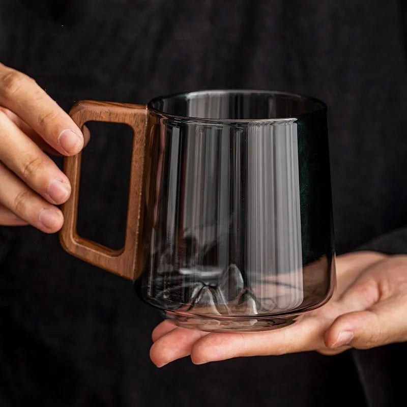 Mountain Glass Mug – Borosilicate Coffee & Tea Cup