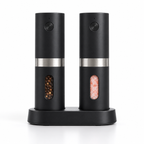 Electric Salt & Pepper Grinder Set – Rechargeable Mill