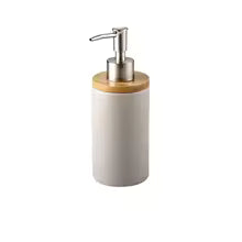 Ceramic Bath Accessory Set – Dispenser Bottles & Cups for Bathroom
