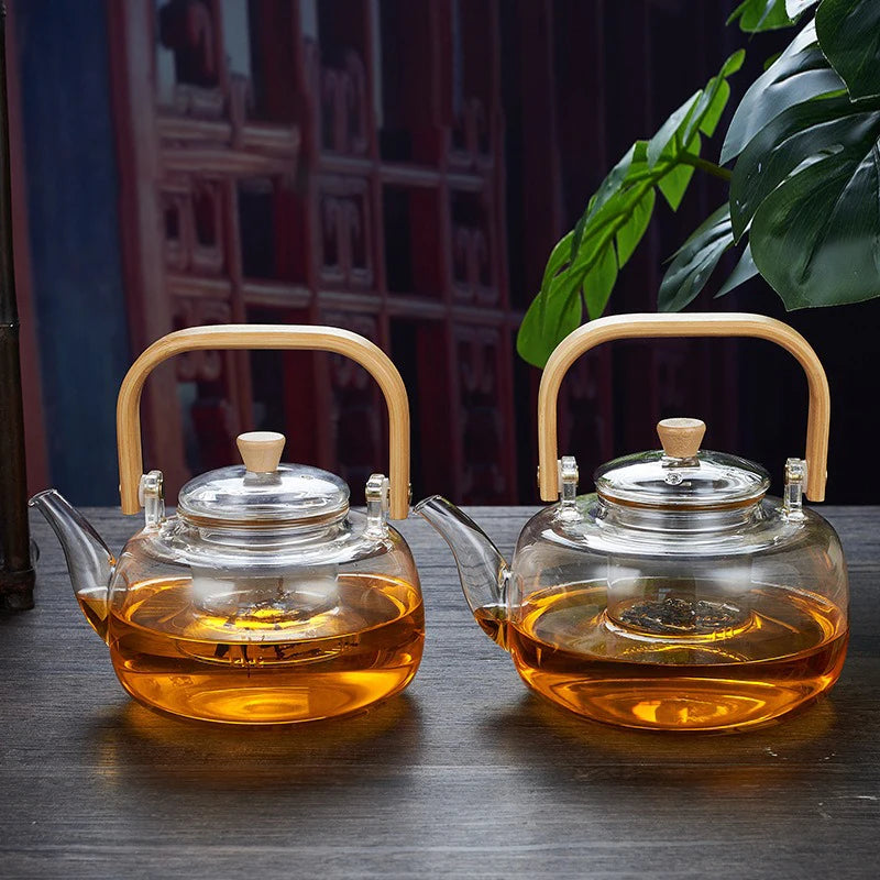 Glass Teapot with Infuser – Borosilicate Loose Leaf Tea Pot