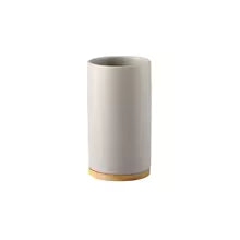 Ceramic Bath Accessory Set – Dispenser Bottles & Cups for Bathroom