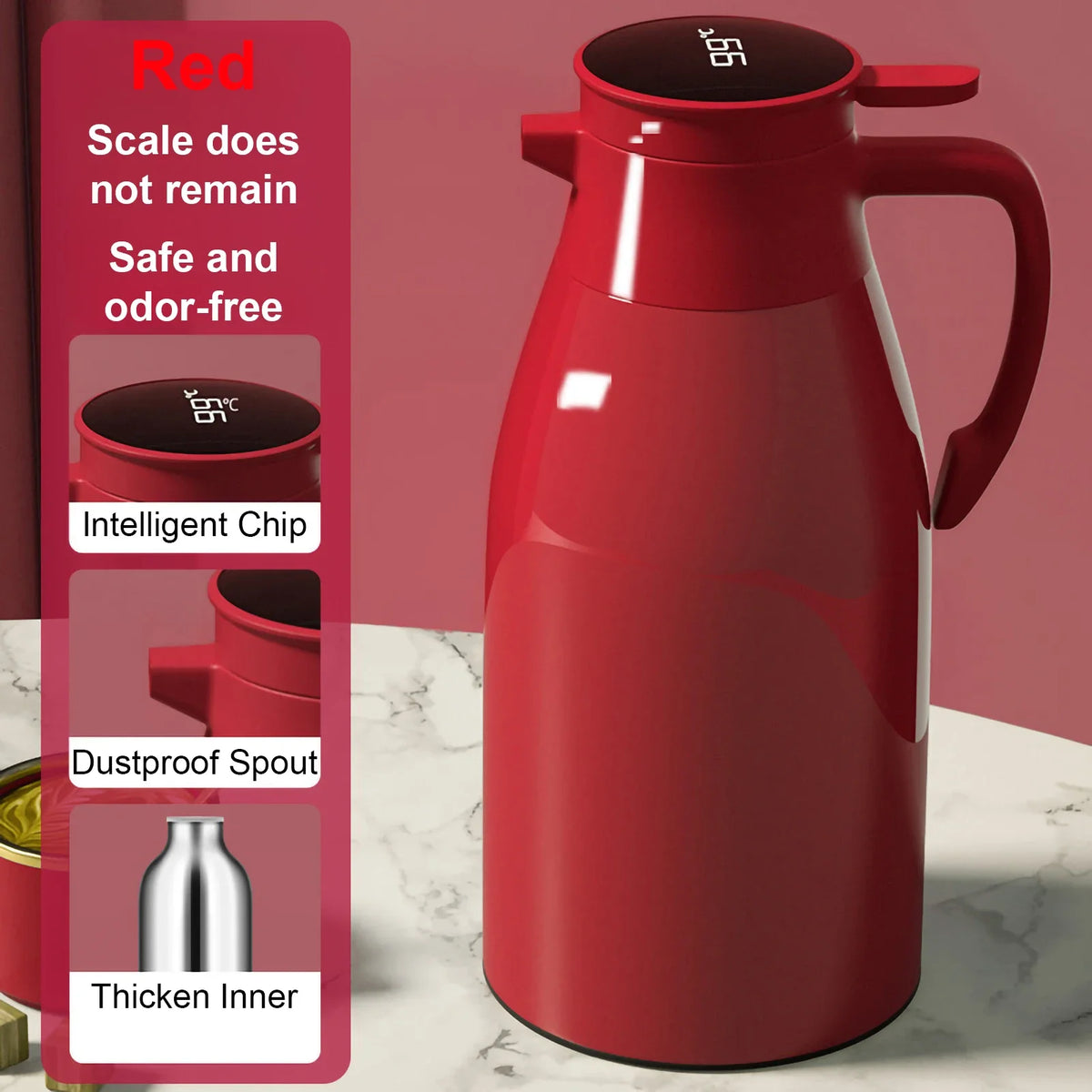 Thermal Carafe with Temperature Display – detail view 1