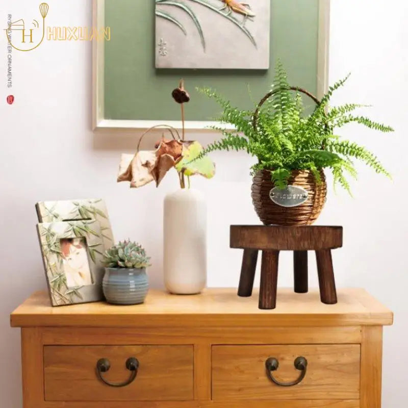 Wooden Plant Stand – Indoor Plant Holder for Pots, 3 Sizes