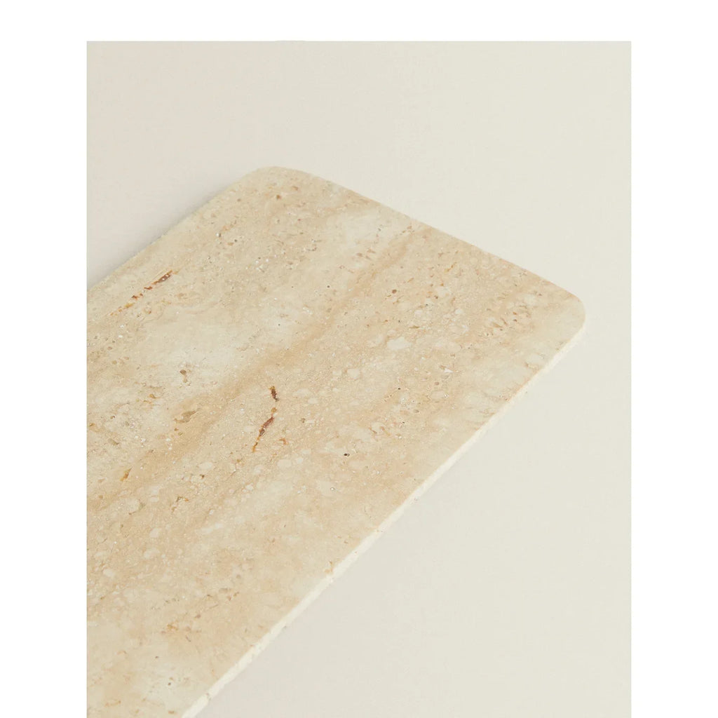 Travertine Catchall Tray – Natural Stone Tray for Entryway & Vanity