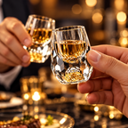Crystal Shot Glass Set – Diamond Cut Party Barware