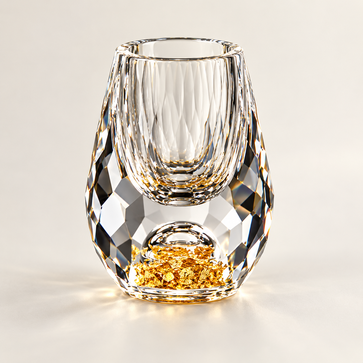 Crystal Shot Glass Set – Diamond Cut Party Barware