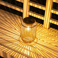 Solar Rattan Lantern – Outdoor Woven Lantern for Patio & Garden
