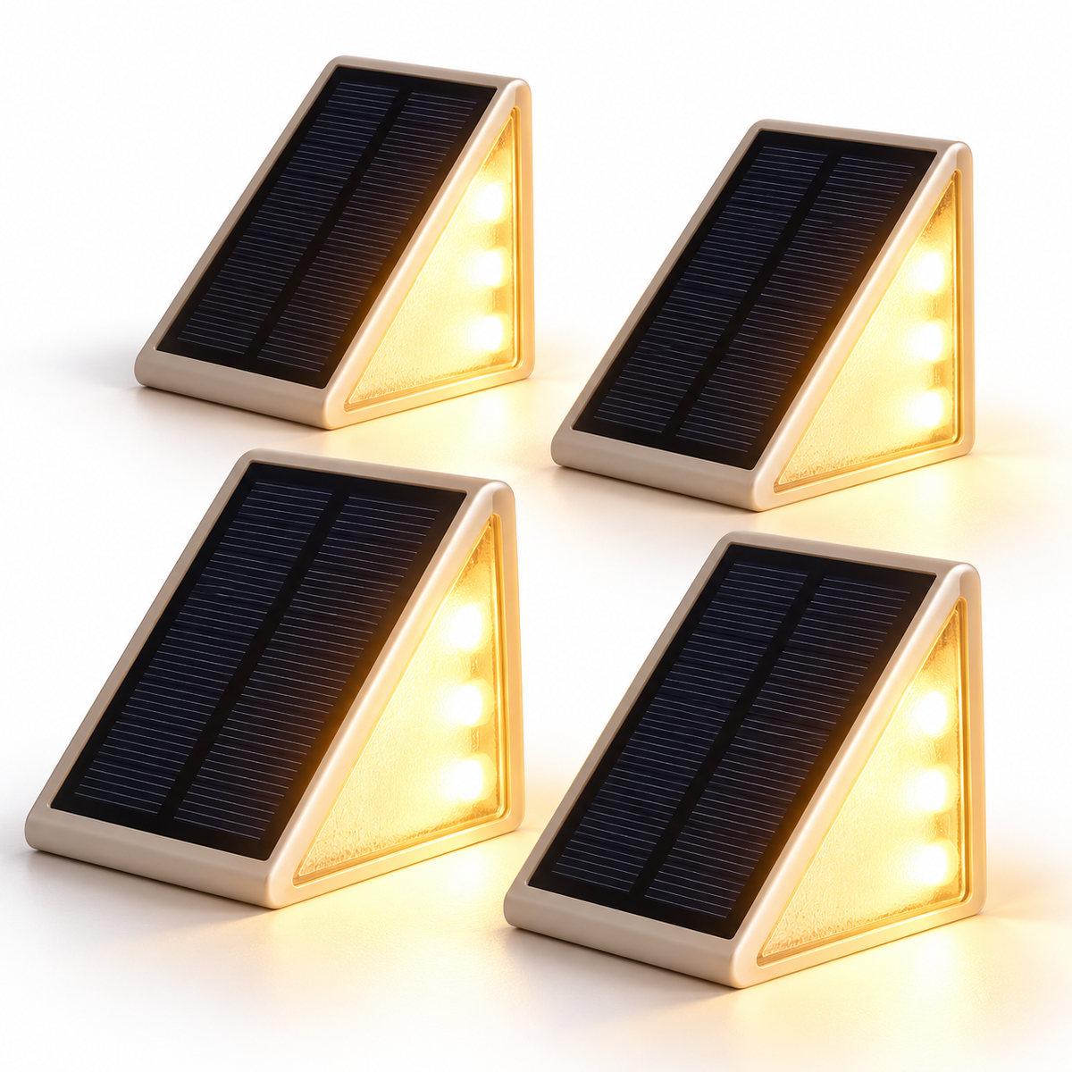 Solar LED Step Lights – Outdoor Stair & Deck Lighting