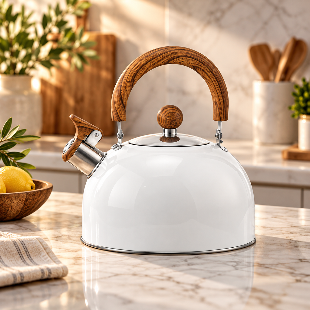 Whistling Tea Kettle – 2.5L Stainless Steel Stovetop Kettle