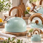 Whistling Tea Kettle – 2.5L Stainless Steel Stovetop Kettle