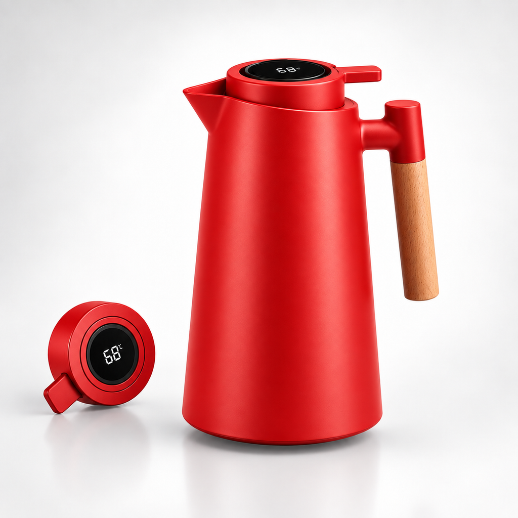 Thermal Carafe with Temperature Display – Insulated Pot