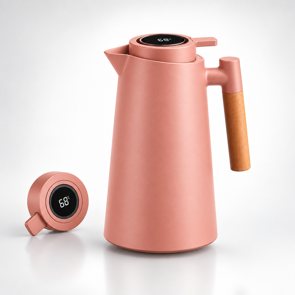 Thermal Carafe with Temperature Display – Insulated Pot
