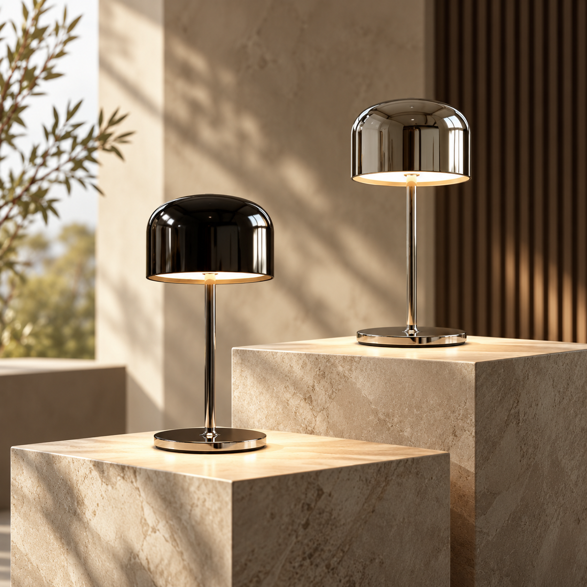 Cordless LED Table Lamp – Rechargeable Touch Dimmable Light