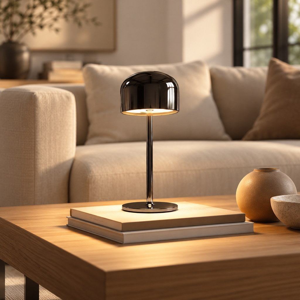 Cordless LED Table Lamp – Rechargeable Touch Dimmable Light