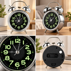 Extra Loud Twin Bell Alarm Clock – Retro Heavy Sleeper