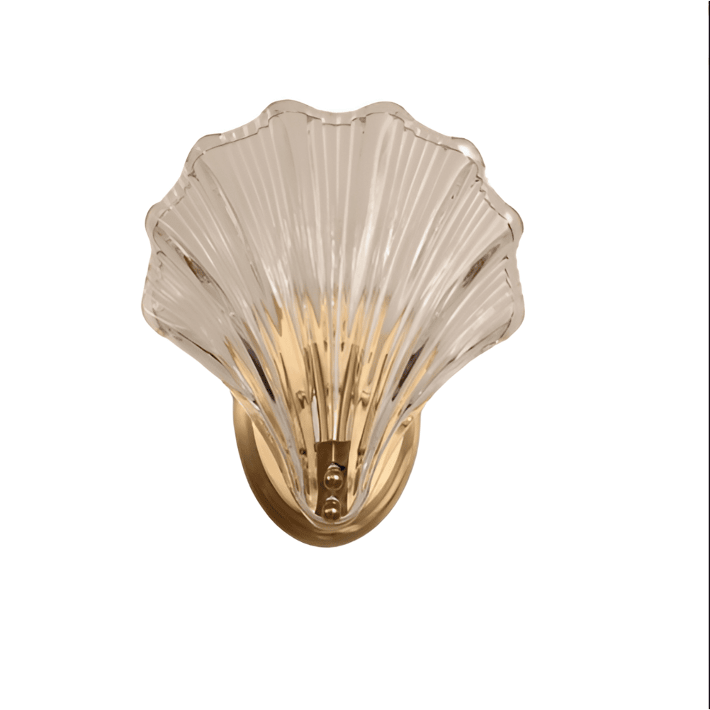 Glass Shade Wall Sconce with Switch – Bedroom Wall Lamp
